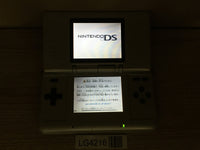 LG4216 Plz Read Item Condi Nintendo DS Platinum Silver Console Japan