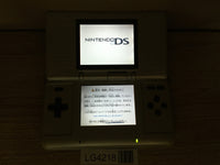 LG4218 Plz Read Item Condi Nintendo DS Platinum Silver Console Japan