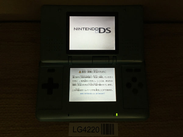 LG4220 Plz Read Item Condi Nintendo DS Turquoise Blue Console Japan