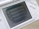 LG4221 Plz Read Item Condi Nintendo DS Lite Crystal White Console Japan