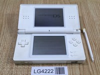 LG4222 Plz Read Item Condi Nintendo DS Lite Crystal White Console Japan
