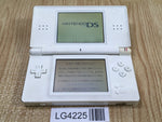 LG4225 Plz Read Item Condi Nintendo DS Lite Crystal White Console Japan