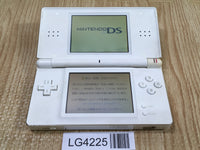 LG4225 Plz Read Item Condi Nintendo DS Lite Crystal White Console Japan