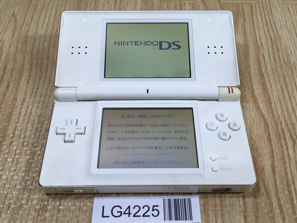 LG4225 Plz Read Item Condi Nintendo DS Lite Crystal White Console Japan