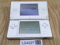 LG4227 Plz Read Item Condi Nintendo DS Lite Crystal White Console Japan