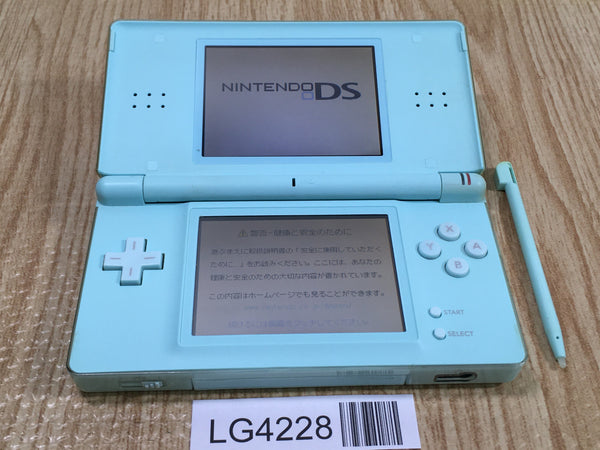 LG4228 Plz Read Item Condi Nintendo DS Lite Ice Blue Console Japan