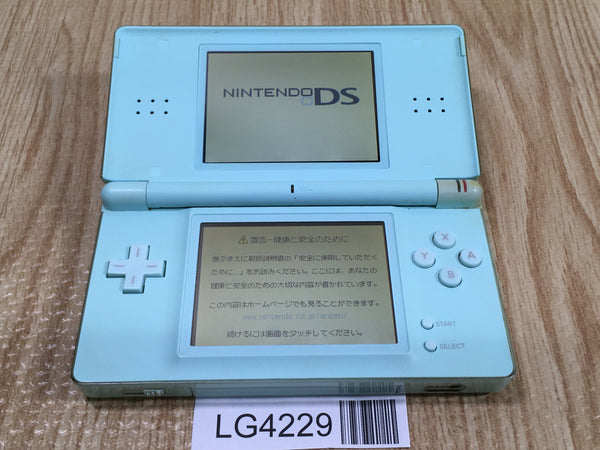 LG4229 Plz Read Item Condi Nintendo DS Lite Ice Blue Console Japan