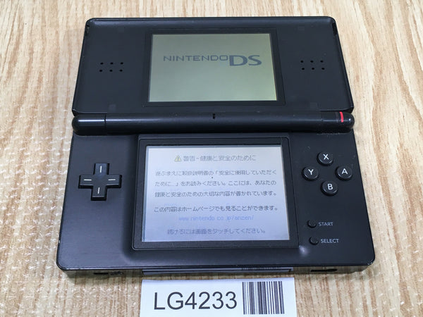 LG4233 Plz Read Item Condi Nintendo DS Lite Jet Black Console Japan