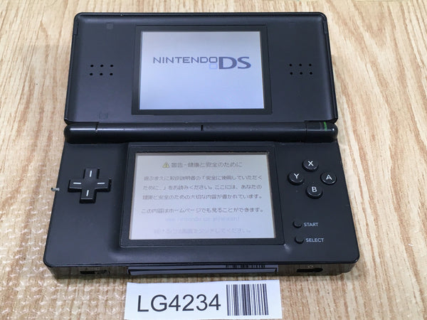 LG4234 Plz Read Item Condi Nintendo DS Lite Jet Black Console Japan
