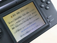 LG4235 Plz Read Item Condi Nintendo DS Lite Jet Black Console Japan