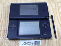 LG4239 Plz Read Item Condi Nintendo DS Lite Enamel Navy Console Japan