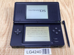 LG4240 Plz Read Item Condi Nintendo DS Lite Enamel Navy Console Japan