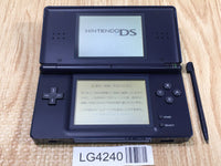 LG4240 Plz Read Item Condi Nintendo DS Lite Enamel Navy Console Japan