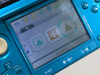 LG4246 Plz Read Item Condi Nintendo 3DS Aqua Blue Console Japan