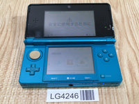 LG4246 Plz Read Item Condi Nintendo 3DS Aqua Blue Console Japan