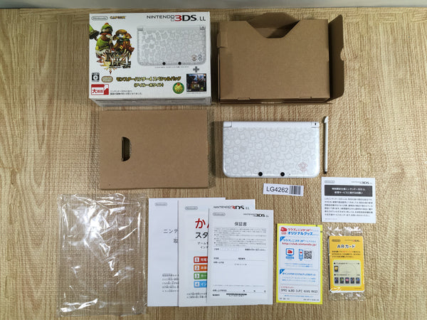 LG4262 Nintendo 3DS LL XL MONSTER HUNTER Ver Boxed Console Japan