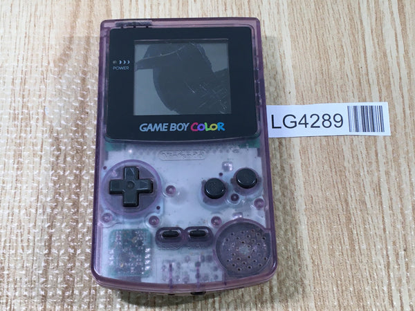 LG4289 Not Working GameBoy Color Clear Purple Game Boy Console Japan