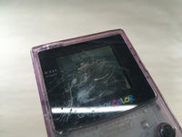 LG4291 Plz Read Item Condi GameBoy Color Clear Purple Game Boy Console Japan