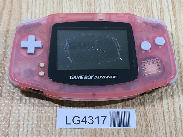 LG4317 Plz Read Item Condi GameBoy Advance Milky Pink Game Boy Console Japan