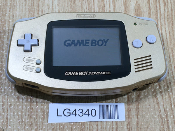 LG4340 Plz Read Item Condi GameBoy Advance Gold Game Boy Console Japan
