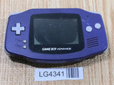LG4341 Plz Read Item Condi GameBoy Advance Violet Game Boy Console Japan