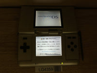 LG4359 Plz Read Item Condi Nintendo DS Platinum Silver Console Japan