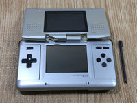 LG4359 Plz Read Item Condi Nintendo DS Platinum Silver Console Japan