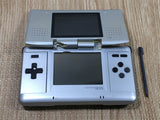 LG4359 Plz Read Item Condi Nintendo DS Platinum Silver Console Japan