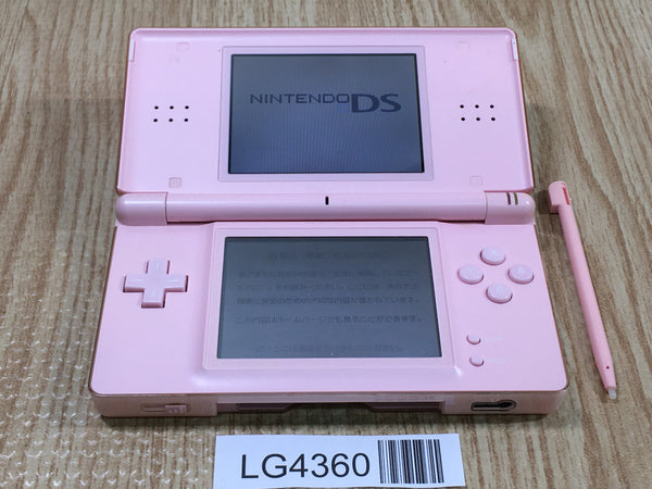 LG4360 Plz Read Item Condi Nintendo DS Lite Noble Pink Console Japan