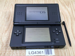 LG4361 Plz Read Item Condi Nintendo DS Lite Jet Black Console Japan