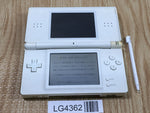 LG4362 Plz Read Item Condi Nintendo DS Lite Crystal White Console Japan
