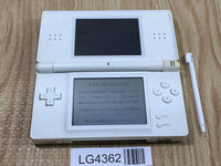 LG4362 Plz Read Item Condi Nintendo DS Lite Crystal White Console Japan