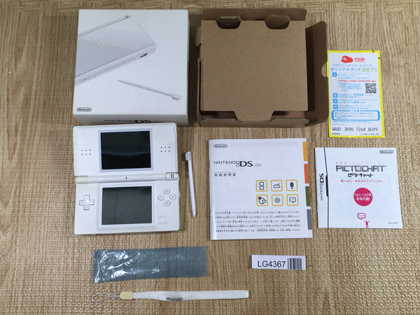 LG4367 Nintendo DS Lite Crystal White BOXED Console Japan