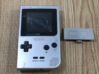 LG4372 PlzCheck SellerNote YellowMotherboard GameBoy Pocket Silver Console Japan