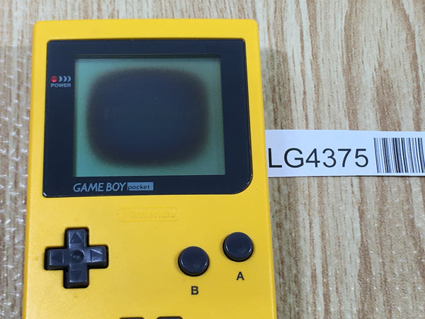 LG4375 Plz Read Item Condi GameBoy Pocket Yellow Game Boy Console Japan