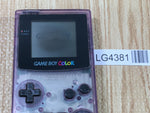 LG4381 Plz Read Item Condi GameBoy Color Clear Purple Game Boy Console Japan