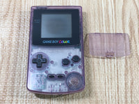 LG4381 Plz Read Item Condi GameBoy Color Clear Purple Game Boy Console Japan
