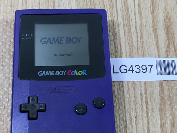 LG4397 Plz Read Item Condi GameBoy Color Purple Game Boy Console Japan