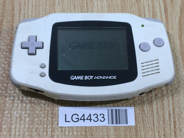LG4433 Plz Read Item Condi GameBoy Advance White Game Boy Console Japan