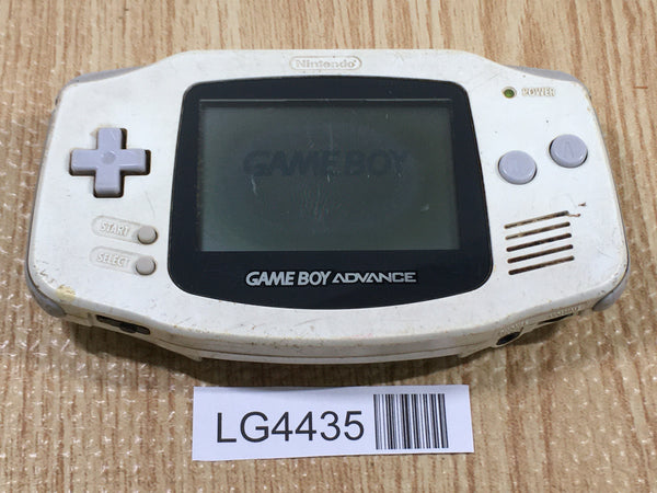 LG4435 Plz Read Item Condi GameBoy Advance White Game Boy Console Japan