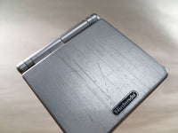 LG4444 No Battery GameBoy Advance SP Platinum Silver Game Boy Console Japan