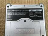 LG4444 No Battery GameBoy Advance SP Platinum Silver Game Boy Console Japan