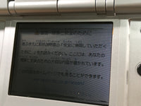 LG4448 Plz Read Item Condi Nintendo DS Platinum Silver Console Japan
