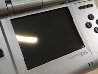 LG4448 Plz Read Item Condi Nintendo DS Platinum Silver Console Japan