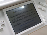 LG4455 Plz Read Item Condi Nintendo DS Lite Crystal White Console Japan