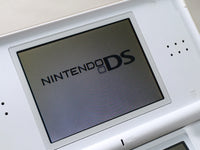 LG4456 Plz Read Item Condi Nintendo DS Lite Crystal White Console Japan
