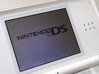 LG4458 Plz Read Item Condi Nintendo DS Lite Crystal White Console Japan