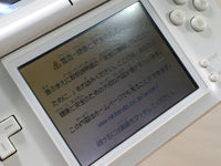 LG4459 Plz Read Item Condi Nintendo DS Lite Crystal White Console Japan
