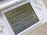LG4460 Plz Read Item Condi Nintendo DS Lite Crystal White Console Japan