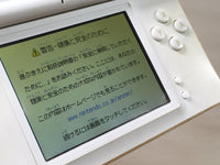 LG4461 Plz Read Item Condi Nintendo DS Lite Crystal White Console Japan